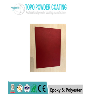 پوشش پودر پلی استر اپوکسی الکترواستاتیک رنگ قرمز کم براق RAL3011