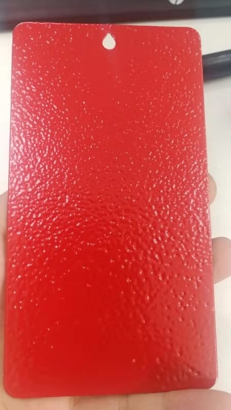 رنگ پودری ضد میکروبی اسپای اپوکسی پلی استر قرمز برای استفاده در قفسه بندی