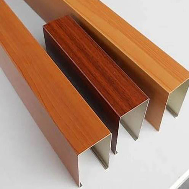 پوشش پودری پایه سابلیمیشن انتقال حرارت با کیفیت بالا با جلوه دانه های چوبی رنگارنگ برای پروفیل های آلومینیومی